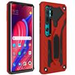 Capa Protetora Avizar para Xiaomi Mi Note 10 /10 Pro | Bi-Matéria | Antichoque | Suporte - Vermelho