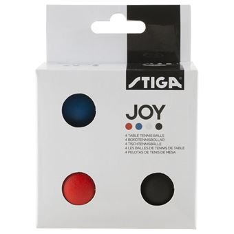 Bola de Ping-pong STIGA Sports 1110-5240-04 | Azul, Vermelho, Branco - 1