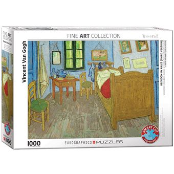 Puzzle Eurographics Bedroom in Arles by Van Gog | 1000 Peças - 1