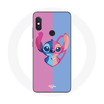 Capa Maniacase para Xiaomiredmi Note 5 Ai Dual Camera Stitch E Anjo Azul Rosa - 1