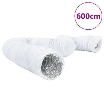 Conduta de ventilação vidaXL | 6 m Ø10 cm | alumínio e PVC - 1
