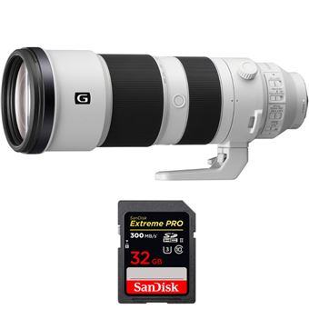 Objetiva Sony FE 200-600mm f/5.6-6.3 G OSS + 1 SanDisk 32GB Extreme PRO UHS-II SDXC 300 MB/s + PDF 15 técnicas para melhorar as suas fotografias - 1
