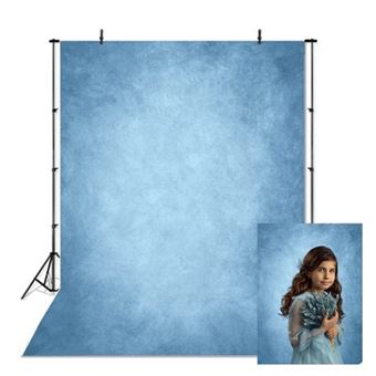 Fundo para Estúdio de Fotografia fabric | 3x2m | Tecido Azul - 1