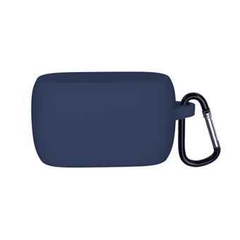 Capa Silicone com Fivela Anti-perda Azul meia-noite para Jabra Elite 3 - 1