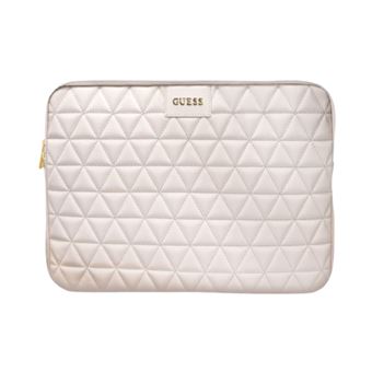 Mala para portátil de 13 " Guess | almofadada com logótipo | 22x36x4cm | Rosa - 1