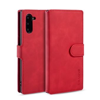 Capa Magunivers PU Estilo Retro com Apoio Vermelho para Samsung Galaxy Note 10/Note 10 5G