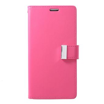 Capa Magunivers PU rico diário rosa para Samsung Galaxy S10