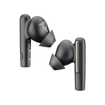 Auriculares Bluetooth HP Poly Auriculares Poly Voyager Free 60 UC M (Preto Carbono) + Adaptador USB-A BT700 + Caixa de carregamento básico | Preto - 1