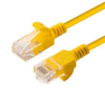 Cabo de Rede Microconnect V-UTP6A0015Y-SLIM | Amarelo - 1