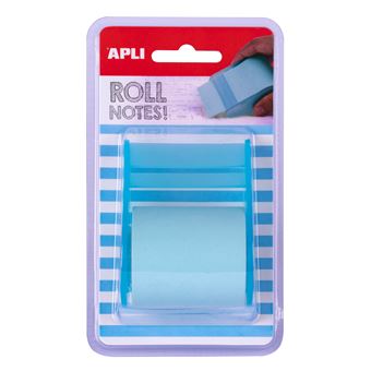 Bloco de Notas Aderentes Apli 18193 50mm Rolo com 8M - Azul Pastel - 1