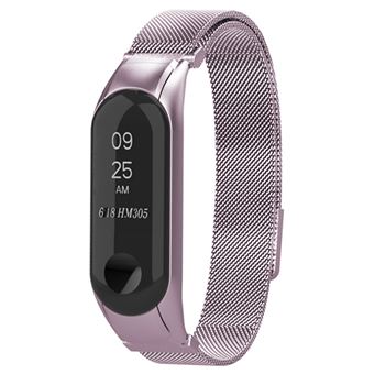 Bracelete Milanesa DAM com Caixa de Metal e Fecho Magnético Compatível com Xiaomi Band M3 e M4 - Tolet - 1