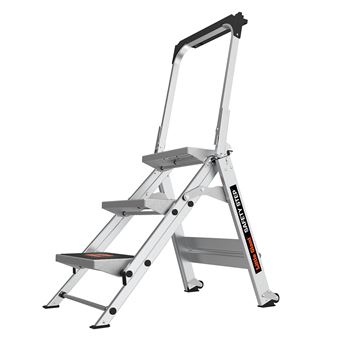 Escada Little Giant Ladders Safety Step | 3 Degraus | Alumínio - 1