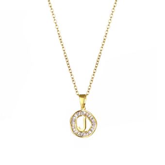 Colar Sunny Holiday | Letra Elemento Metálico J - 1