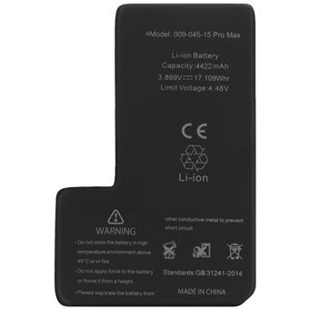 Bateria Clappio para iPhone 15 Pro Max Sem BMS 4422mAh - 1