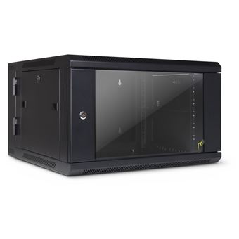 Inter-Tech SMB-6606 estante 6U Suporte de pendurar na parede Preto - 1