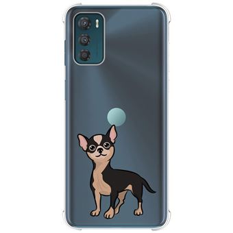 Capa Tumundosmartphone de silicone anti-choque para Motorola Moto G42 4G design Cães 05 Desenhos - 1