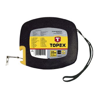 Topex 28C413 fita métrica 30 m Plástico Preto - 1
