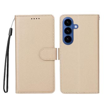 Capa Carteira FLOODKING para Samsung Galaxy S26 Plus | Couro PU | Bege - 1