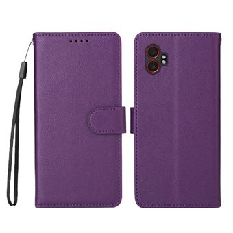 Capa Carteira FLOODKING para Samsung Galaxy X Cover 7 Pro | Couro PU | Roxo - 1