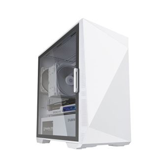 Caixa para Computador Zalman Z1 Iceberg White - mATX Mid Tower PC Case/Pre-installed fan 2 x 120mm in | Branco - 1
