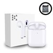 Auriculares Bluetooth KLACK sem Fio 5.0 i200 | Sensor In Ear | Compatível com iPhone Samsung Huawei, Universal Fones + Capa KLACK True Wireless - Branco