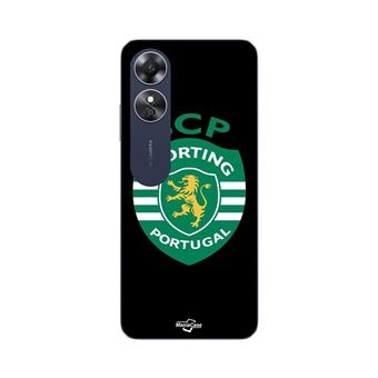 Capa Maniacase para Oppo A17 | SCP SPORTING PORTUGAL BLACK BACKGROUND - 1