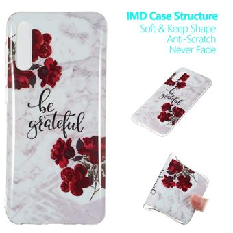 Capa Magunivers para Samsung Galaxy A50 e TPU Imd Padrão de Mármore Estilo e