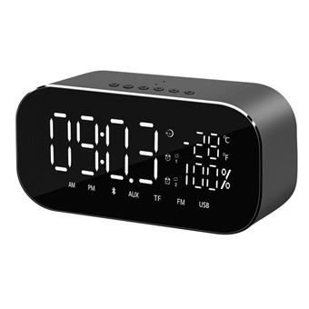 Akai ABTS-S2BK rádio Relógio Digital Preto - 1