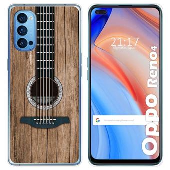 Capa Tumundosmartphone de Gel TPU para Oppo Reno 4 5G Design de madeira 11 desenhos - 1