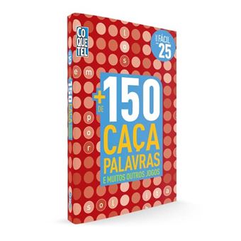 Livro Mais 150 Caça Palavras Nível Fácil Ed 25 - 1