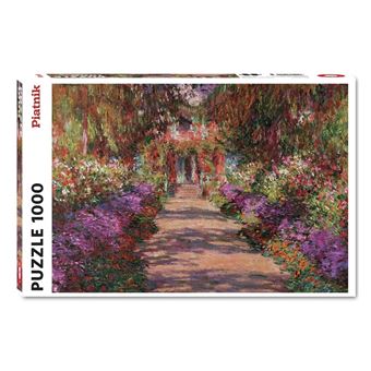 Puzzle - Monet - A Pathway in Monets Garden | 1000 Peças - Piatnik - 1