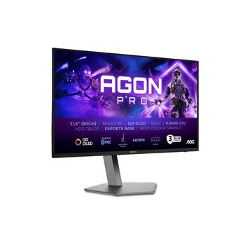 Monitor Gaming AOC AG326UD | QD-OLED | 4K UHD | 0,03 ms | 165 Hz | 31.5" | G - 1