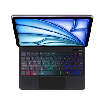 Capa Flip e Teclado Bluetooth Royal bailey MK-M413 para iPad Pro13 2024 - 1