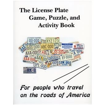 The License Plate Game, Puzzle & Activity Book - Paperback - 2007 - 1