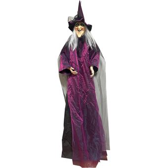 Decoração de Bruxa para Halloween com Ativação por Som e Olhos Luminosos Orysin | Efeitos Assustadores para Casa - 1