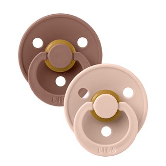 Chupeta para Bebé Bibs Colour | Bege, Castanho - 1