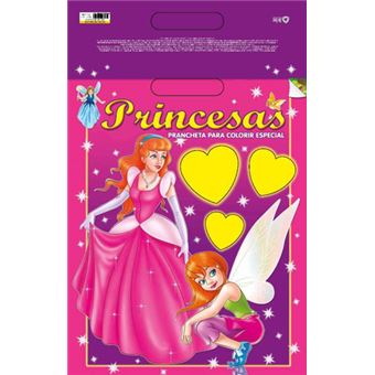 Princesas - Prancheta para Colorir Especial - 1