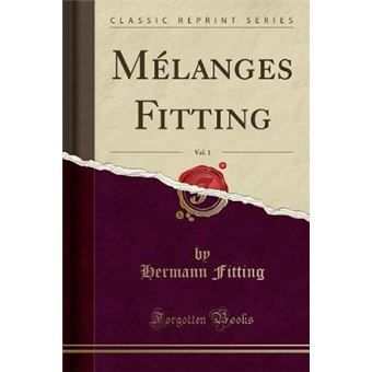 Mlanges Fitting, Vol 1 Classic Reprint - 1