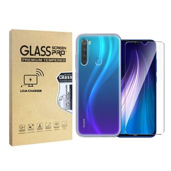 Pack Lojacharger | Estrutura Traseira + Vidro Temperado para Xiaomi Redmi Note 8T - 1