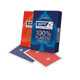 Baralho de Cartas Poker Inglês Fournier European Poker Tour | Plastificado - 1