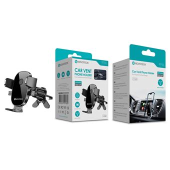 Suporte para Telemóvel de Ventilação Automóvel NOVOTECK Z-068 | Rotação 360 | 3.5"-6.7" | Montagem Estável - 1