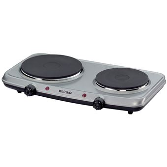 Placa Portátil Rommelsbacher DK28 | 2 Zonas | Prateado - 1