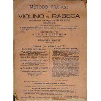 Método prático de violino ou rabeca. - 1