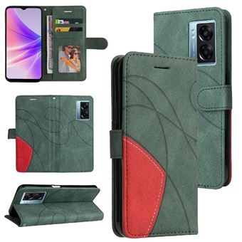 Capa Flip FLOODKING para Samsung Galaxy OPPO A57 5G 2022 | Couro | Porta-Cartões | Verde - 1