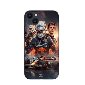 Capa Maniacase para iPhone 15 Max Verstappen F1 art wallpaper - 1