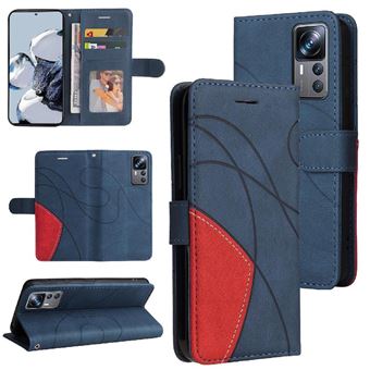 Capa Flip FLOODKING para Samsung Galaxy Xiaomi 12T/12T Pro | Couro | Porta-Cartões | Azul - 1