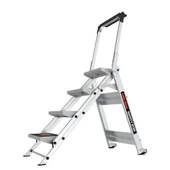 Escada Little Giant Ladders Safety Step | 4 Degraus | Alumínio - 1