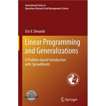 Linear Programming And Generalizations - 1