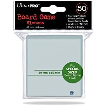 Jogo Ultra Pro Board Game Sleeves 69mm x 69mm (50) - 1