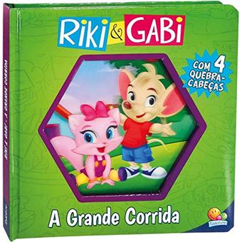Lenticular 3D licenciados: Riki & Gabi - a grande corrida - 1